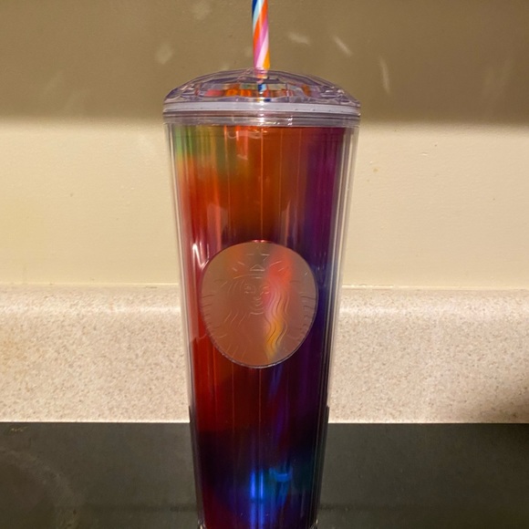 Rainbow Iridescent Venti Starbucks Tumbler 2021 - Picture 2 of 2
